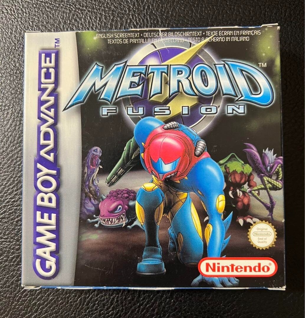 Metroid Fusion Game Boy Advance Cartridge Hobby Nintendo 2002 Complete In Box