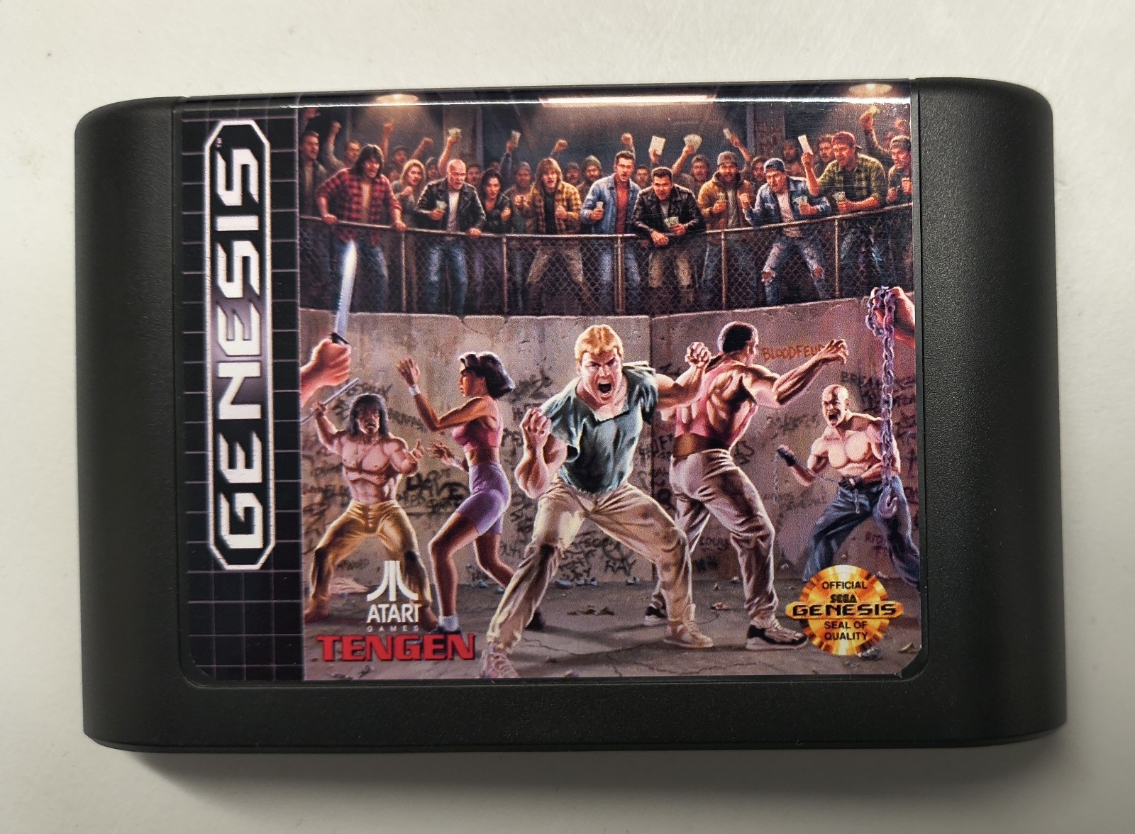Pit-Fighter 2 ”Prototype” for Sega Genesis with case & cover art.