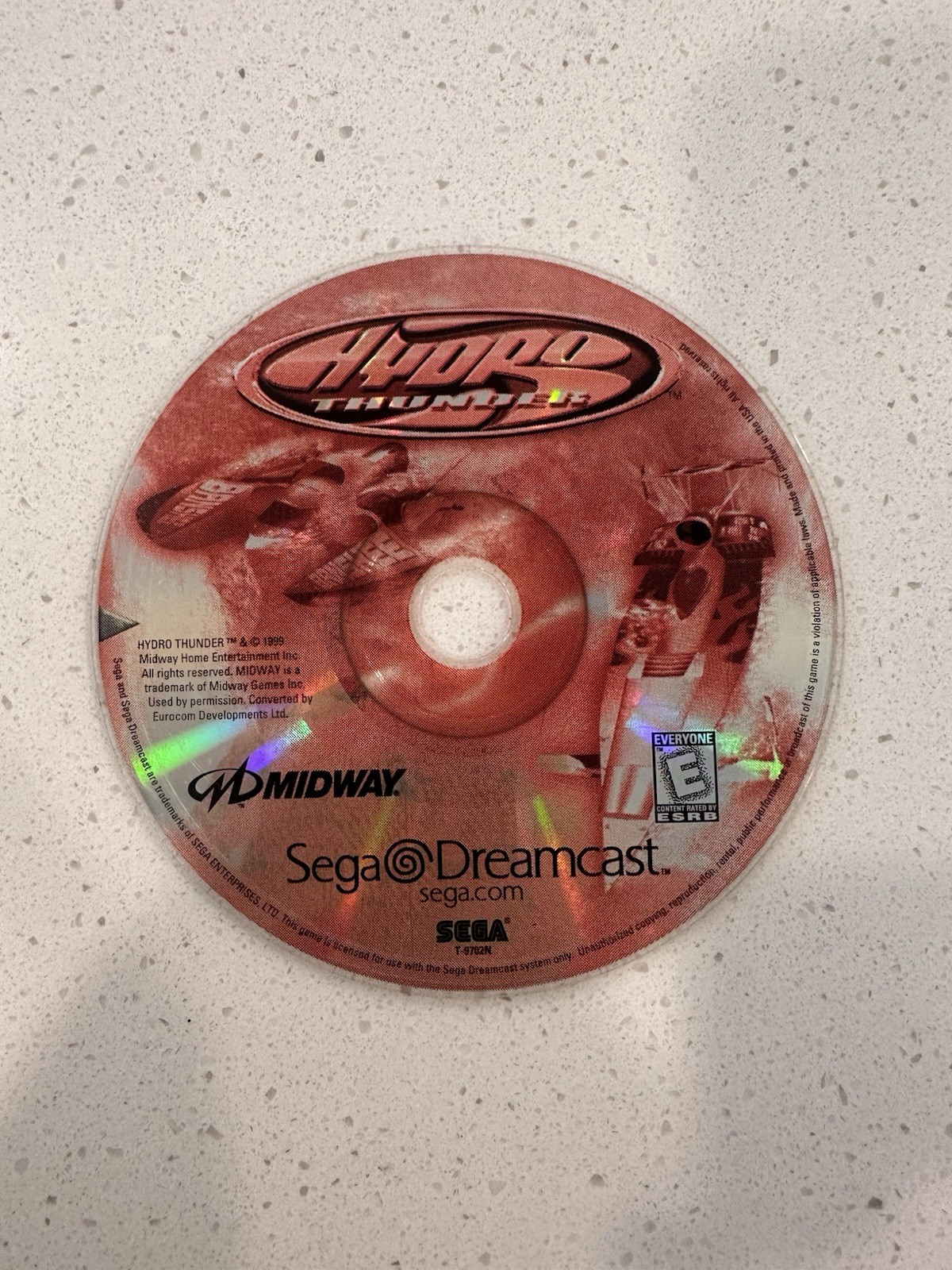 Hydro Thunder Midway Sega Dreamcast Disk Only Tested & Working