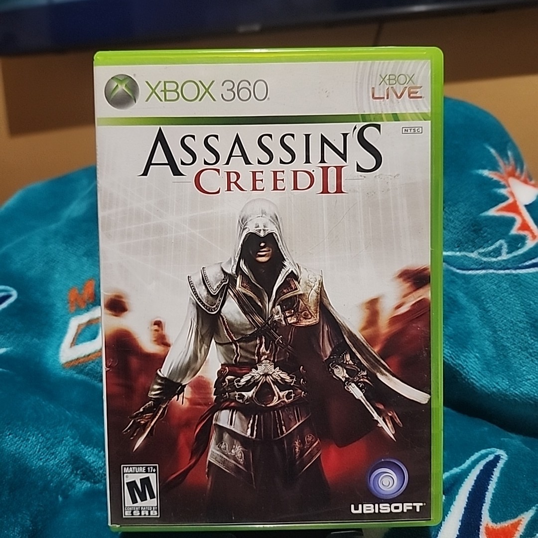 Microsoft Xbox 360 Assassins Creed II 2 Video Game Rated M Mature 17+