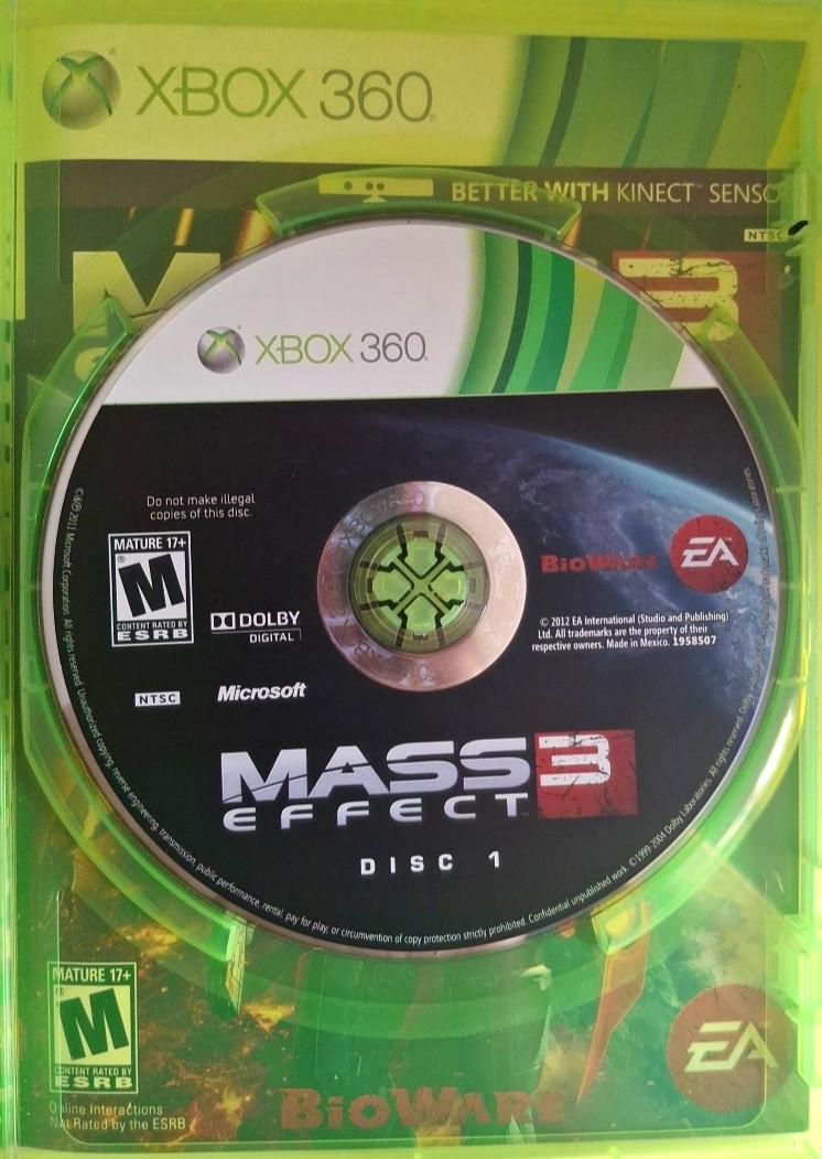 Mass Effect 3 Xbox 360 BioWare