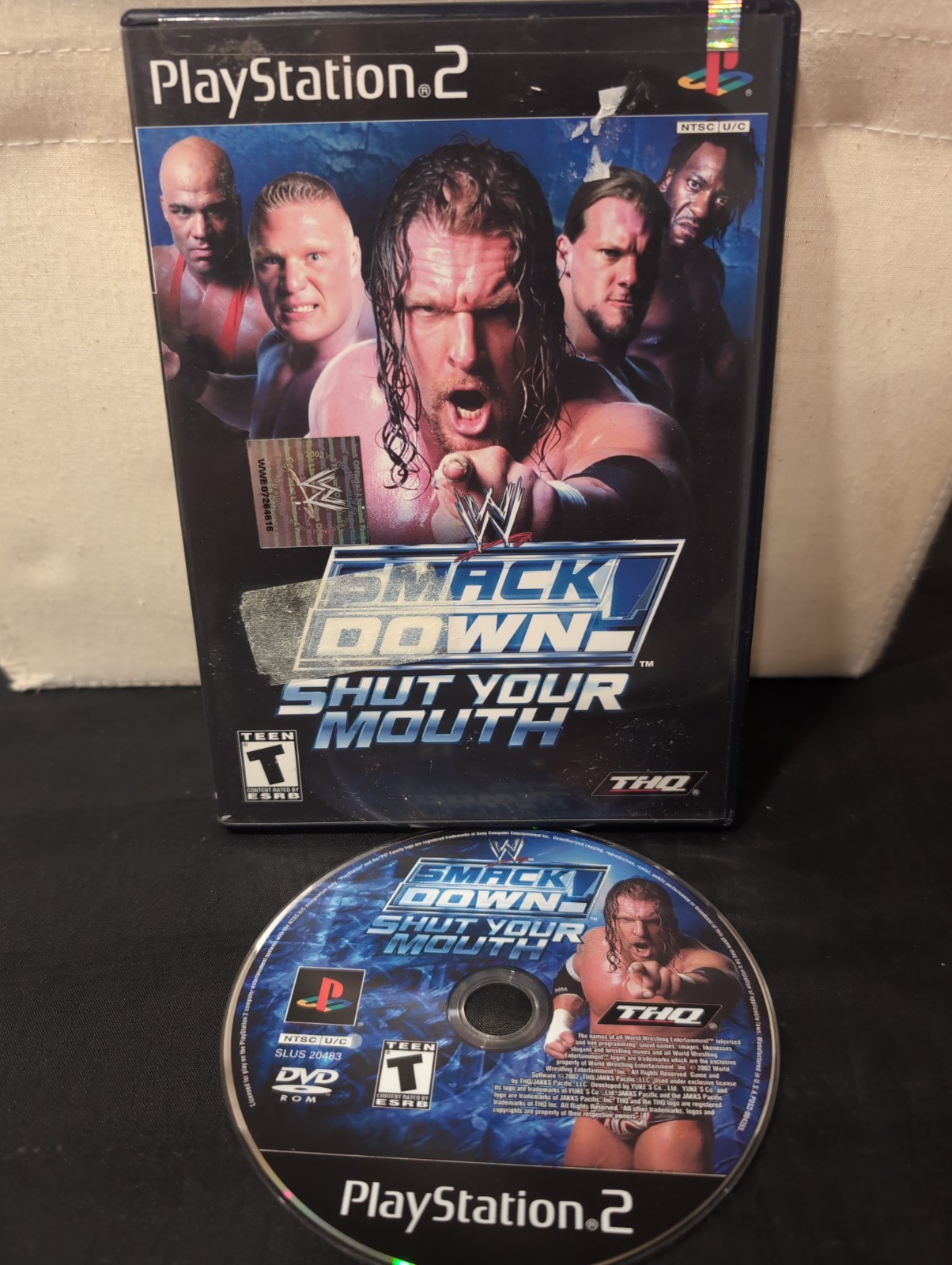 Wwe Smackdown Shut Your Mouth PS2 (Sony PlayStation 2) Case & Game
