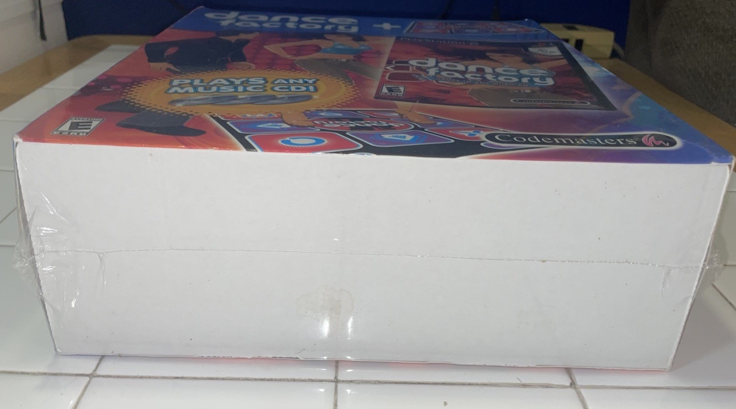 Dance Factory Game Mat Bundle PlayStation 2 PS2 Codemasters New Sealed