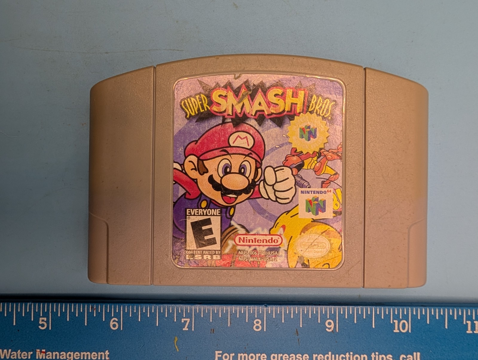 Vintage 1999 Nintendo 64 Super Smash Bros (NUS-NALE-USA-2) Game WORKS
