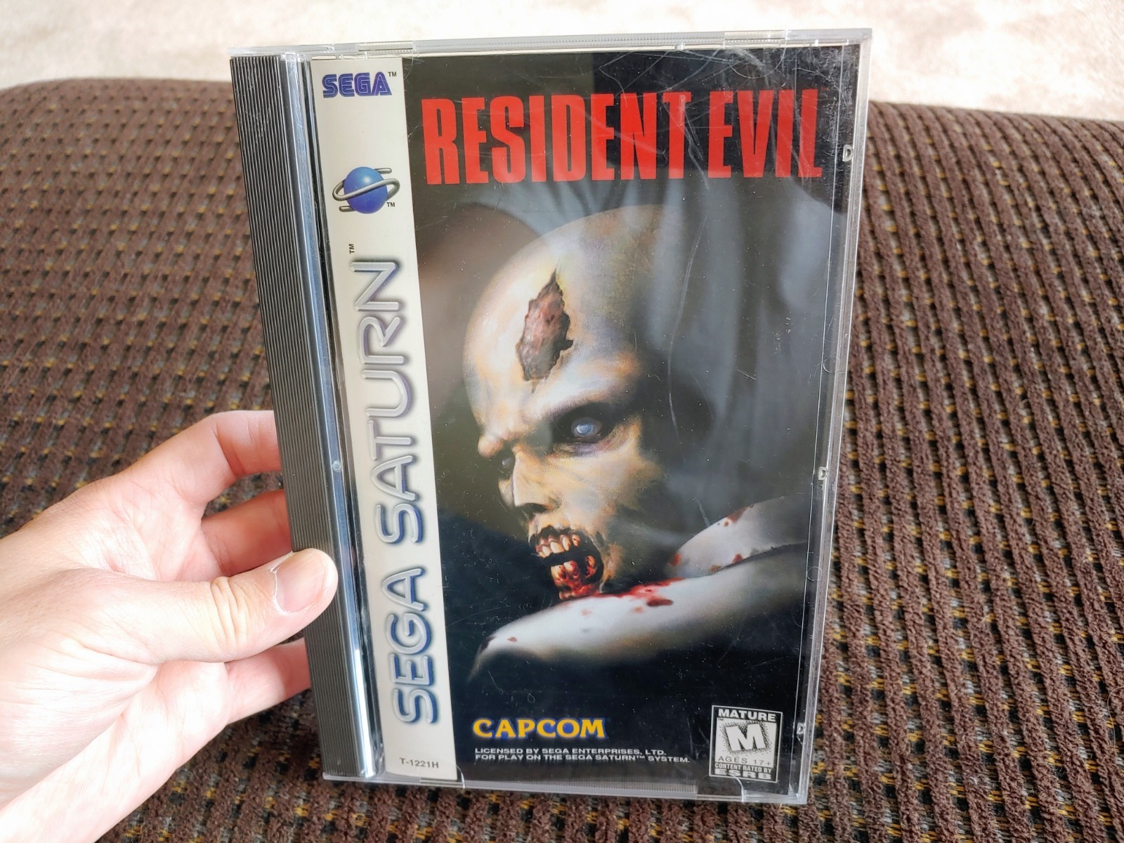 Resident Evil (Sega Saturn 1997) Original Case and Manual Only Capcom RARE