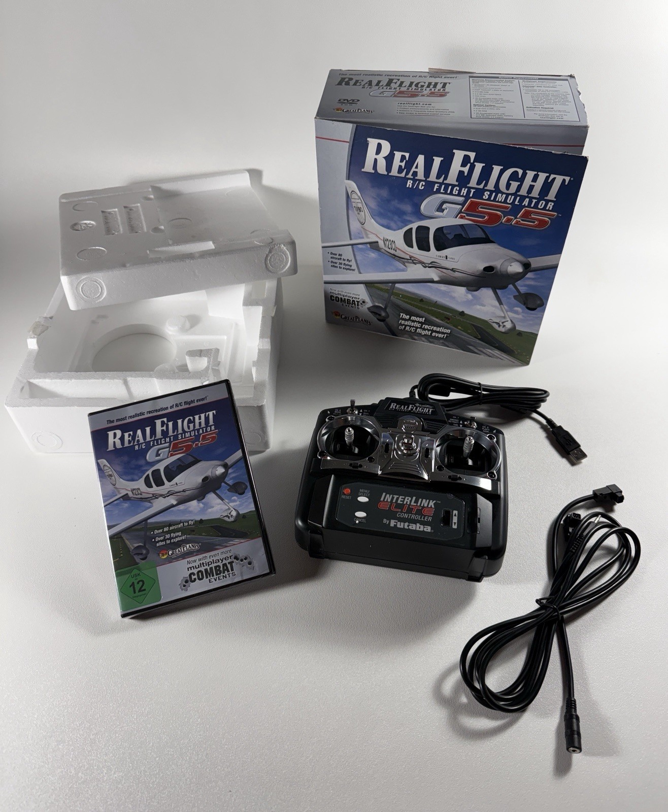 RealFlight G5.5 RC Flight Simulator w/ InterLink Elite Controller (Open Box)