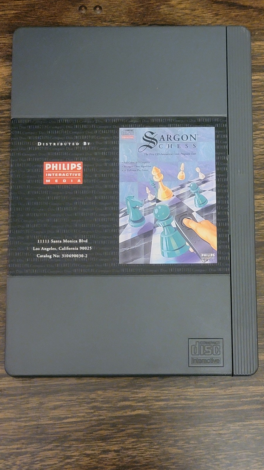 Sargon Chess (Philips CD-i, 1990) Long Box