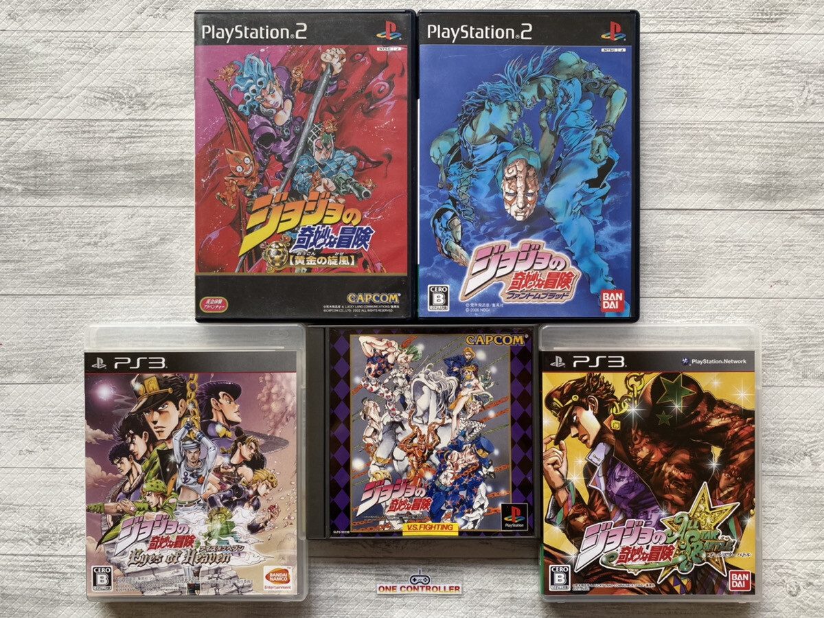 SONY Playstation PS 2 & 3 JoJo’s Bizarre Adventure series 5games set from Japan