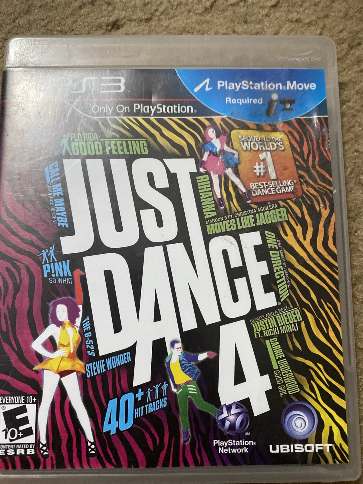 Just Dance 4 PLAYSTATION 3 PS3 game COMPLETE in case w/ manual – TESTED