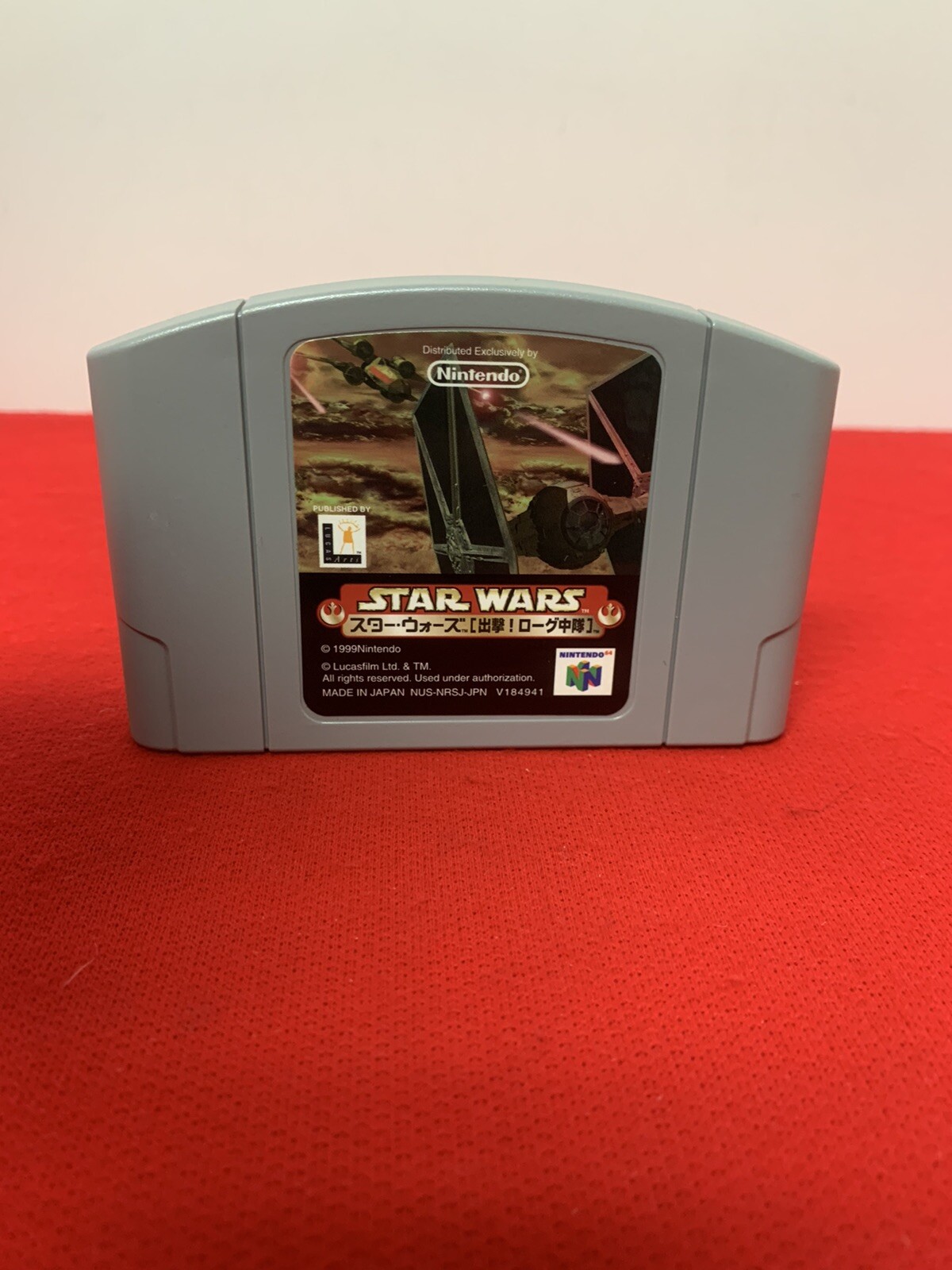 Vintage Nintendo 64 Star Wars Rogue Squadron-Japan Cartridge-NUS-006(JPN)1999