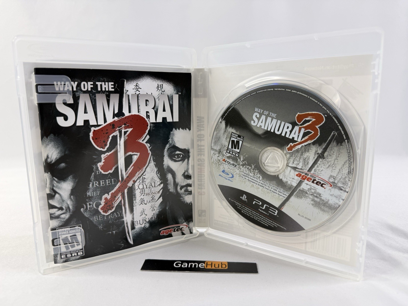 Way of the Samurai 3 Sony PlayStation 3 PS3 w Manual CIB