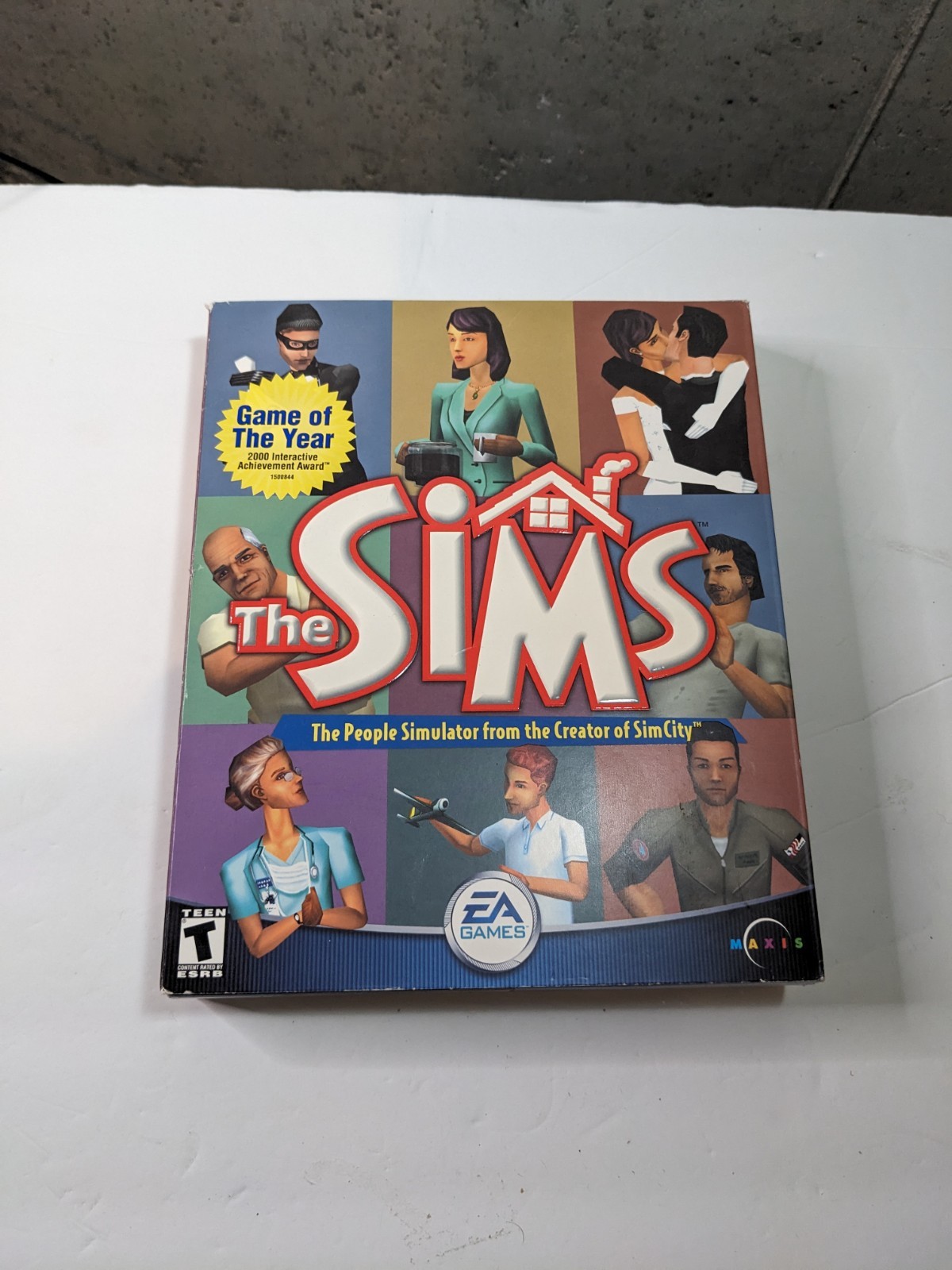 2000 “The Sims” PC Windows 98/95 in Big Box, With Manual, Reg Card