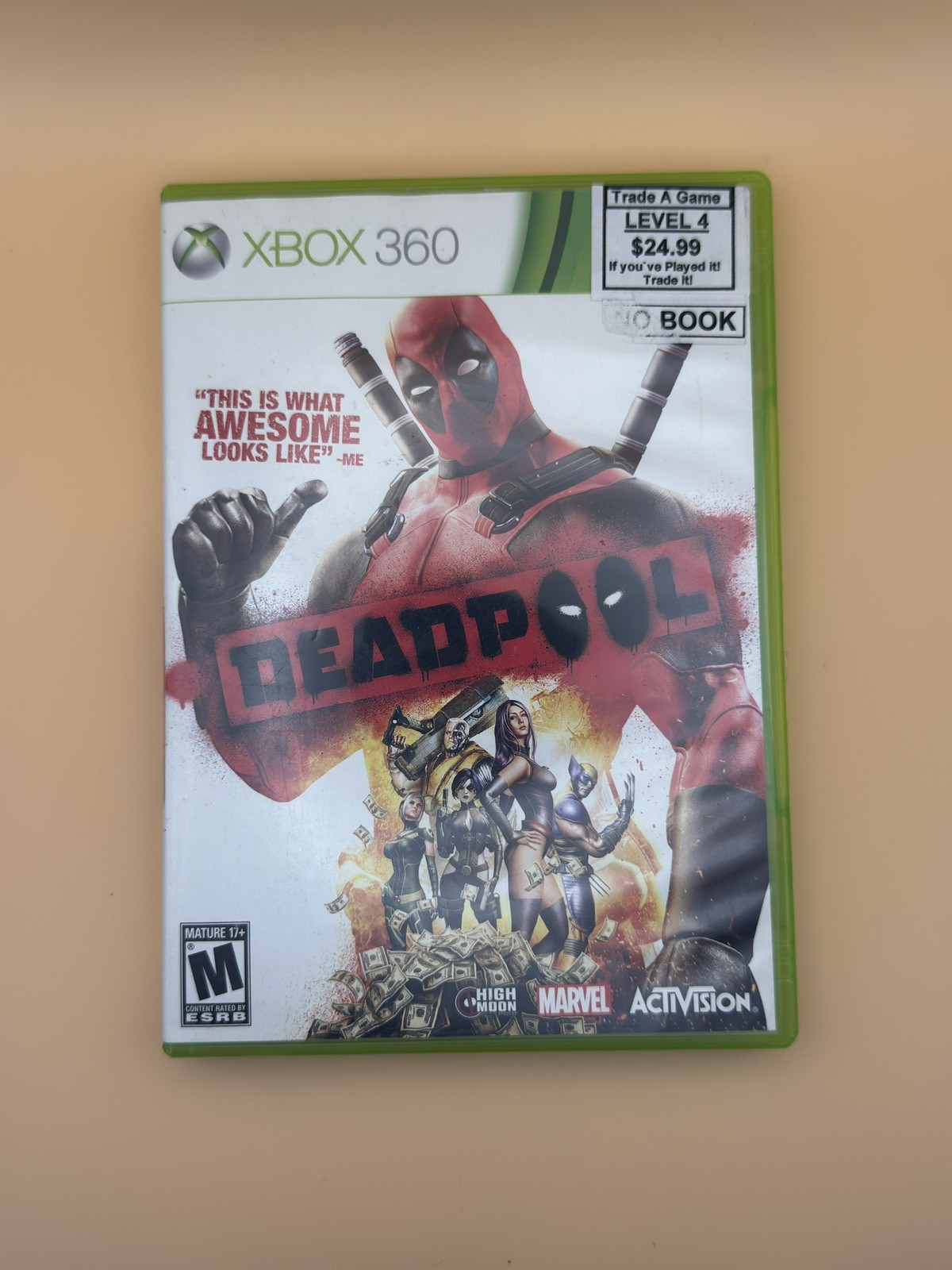 Deadpool (Microsoft Xbox 360, 2013) No Manual Tested Working