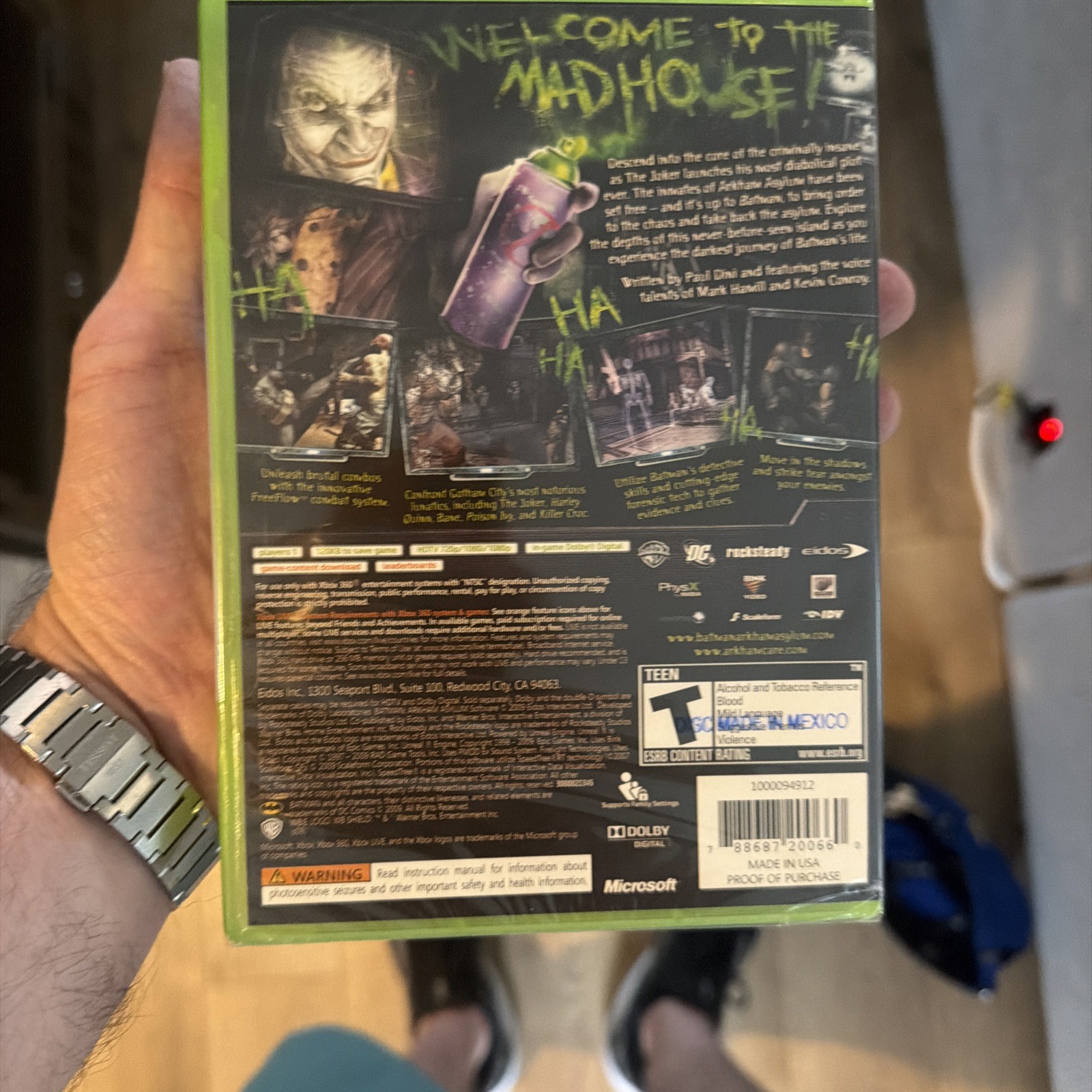 Microsoft Xbox 360 – Batman: Arkham Asylum (2009) Brand New Still Factory Sealed