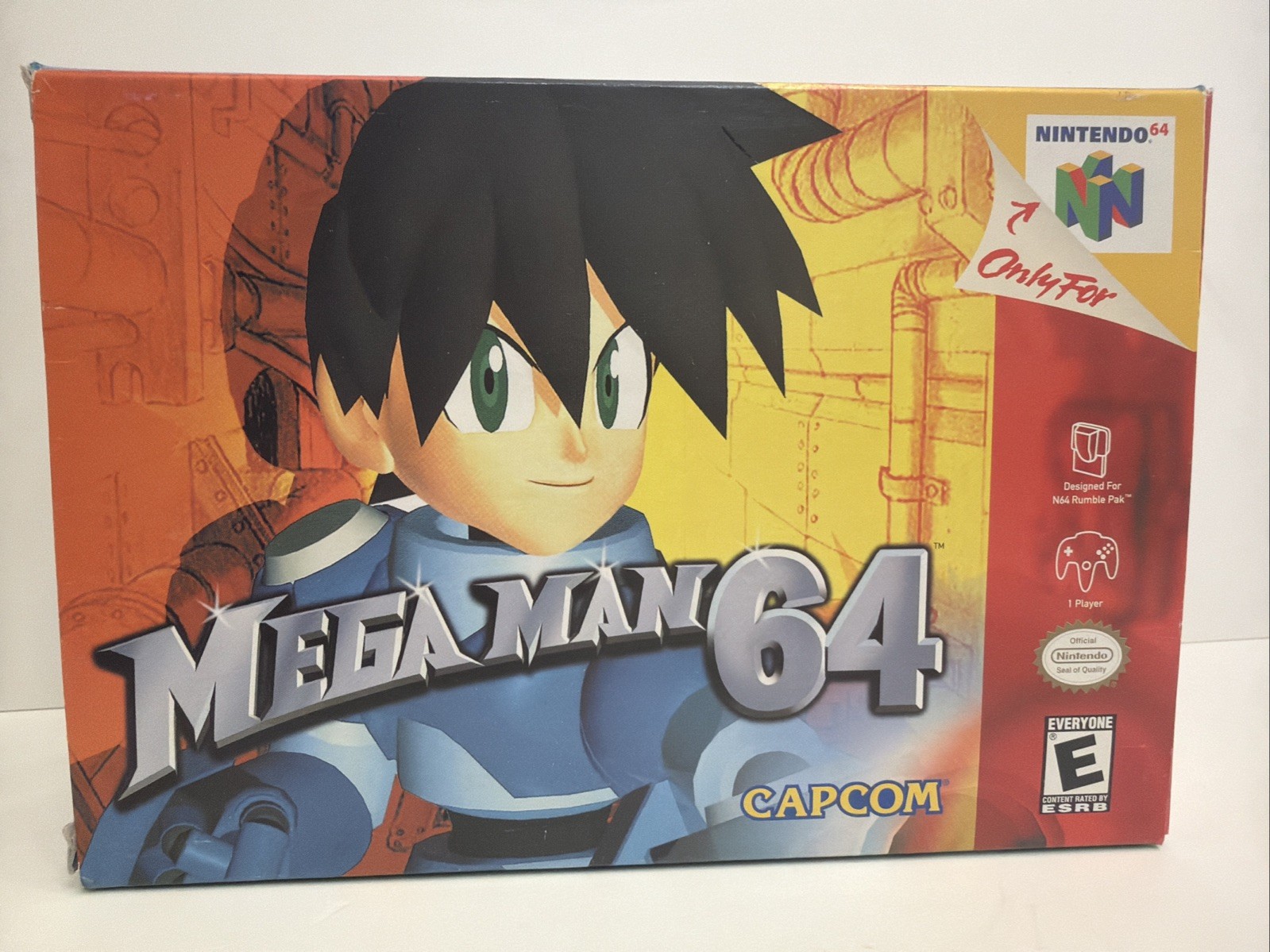 Mega Man 64 Nintendo 64 N64 Authentic Complete In Nice Box CIB +Reg