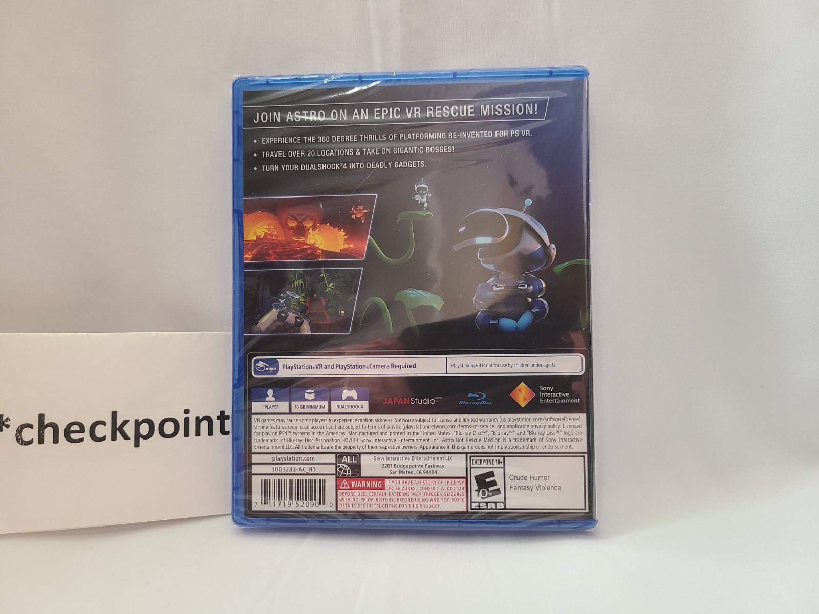 NEW Astro Bot Rescue Mission VR (PlayStation 4 / PS4 / PS VR) FACTORY SEALED!