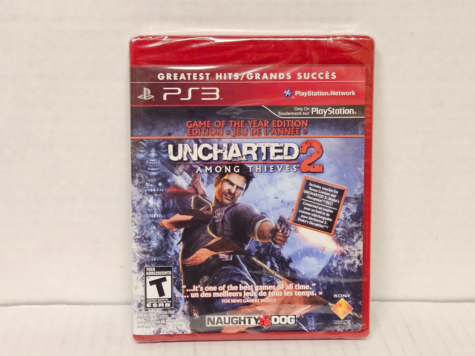 NEW Uncharted 2: Among Thieves Game of the Year Edition (Sony PlayStation 3) PS3