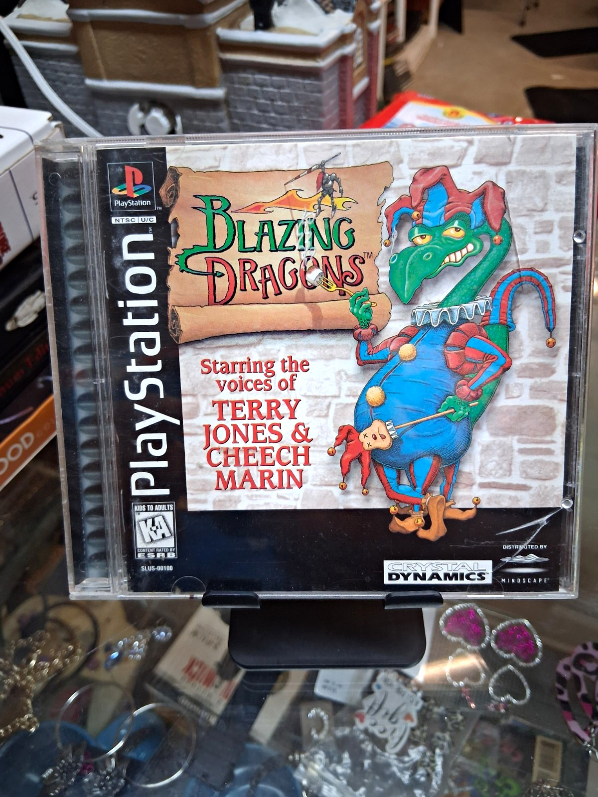 Blazing Dragons PS1 (Sony PlayStation 1) Crystal Dynamics NTSC-U/C K-A