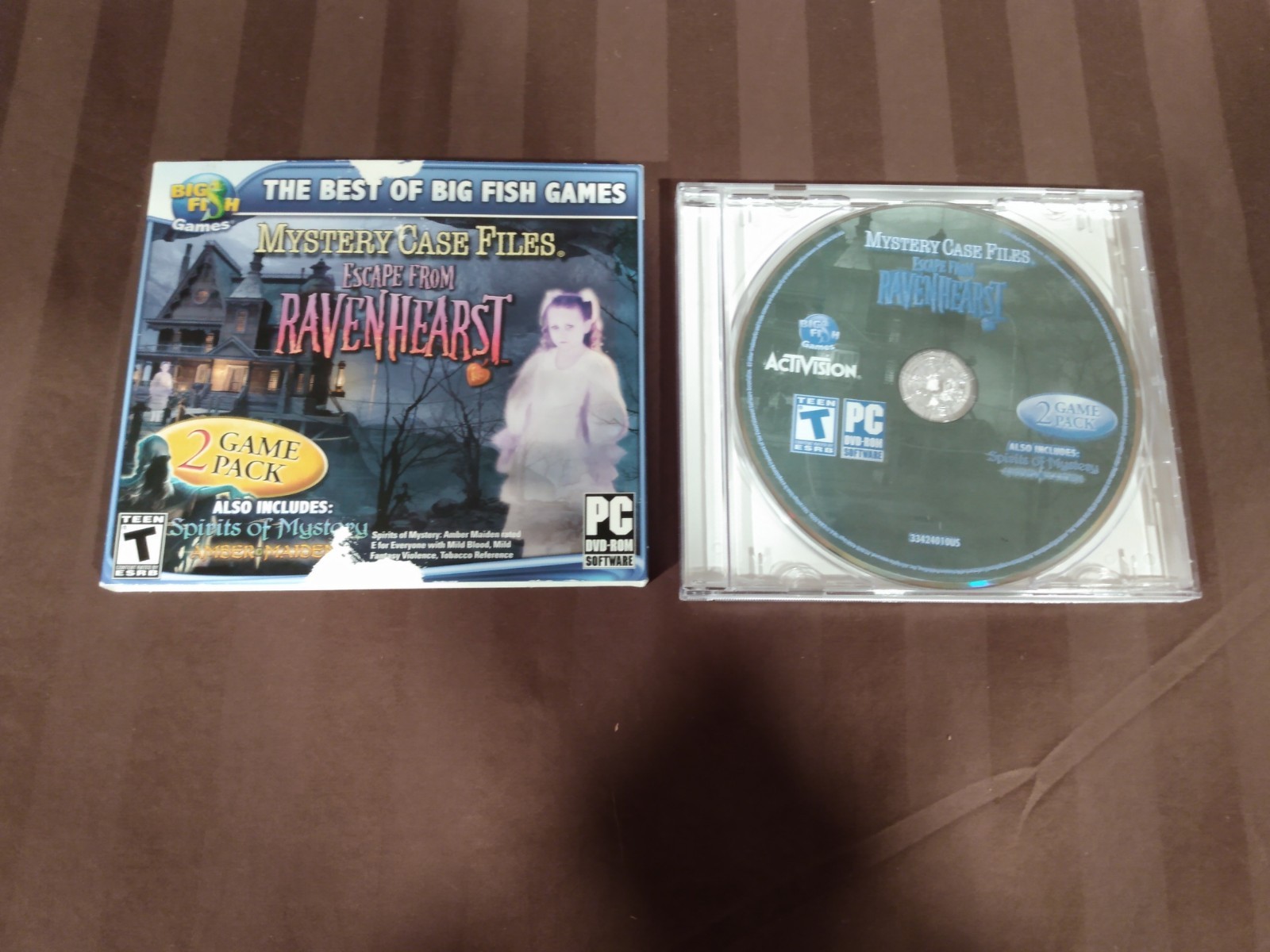 Big Fish Games Mystery Case Files: Escape from Ravenhearst PC Windows XP Vista 7