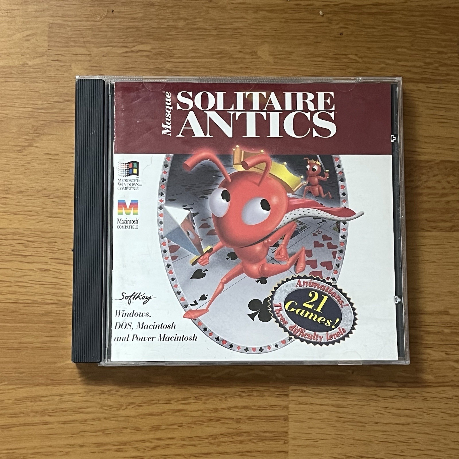 SOLITAIRE ANTICS (Windows/Mac, 1993) —