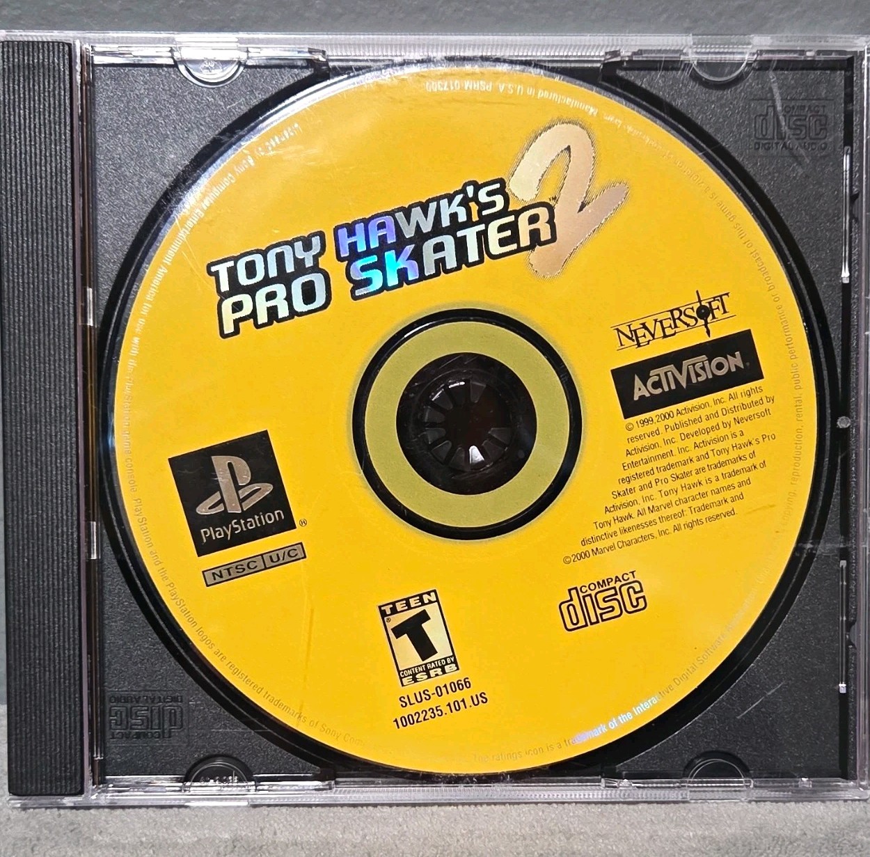 Activision Tony Hawk’s Pro Skater 2 Sony PlayStation 1 NTSC-U/C 2000 T