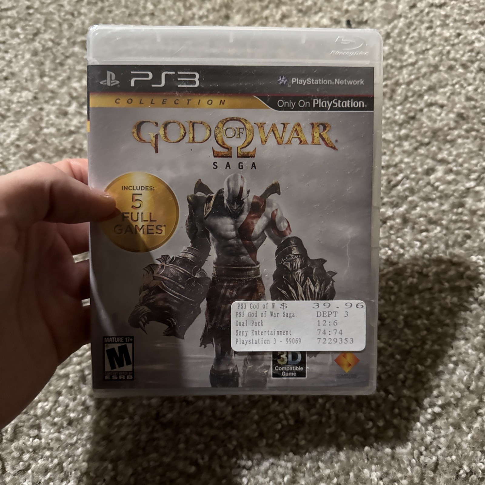 God of War Saga (Sony PlayStation 3, 2012) BRAND NEW FACTORY SEALED