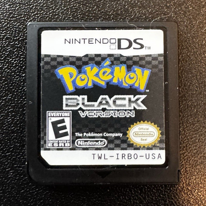 Nintendo DS Pokémon Black Version Cartridge Only – Nintendo NTSC-U/C E