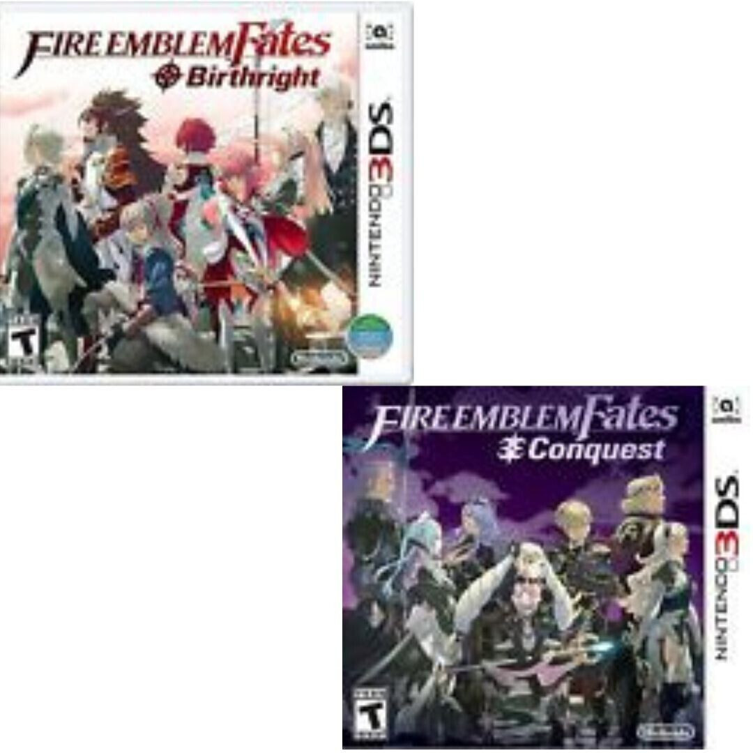 Fire Emblem Fates: Birthright + Fire Emblem Fates: Conquest Nintendo 3DS Bundle