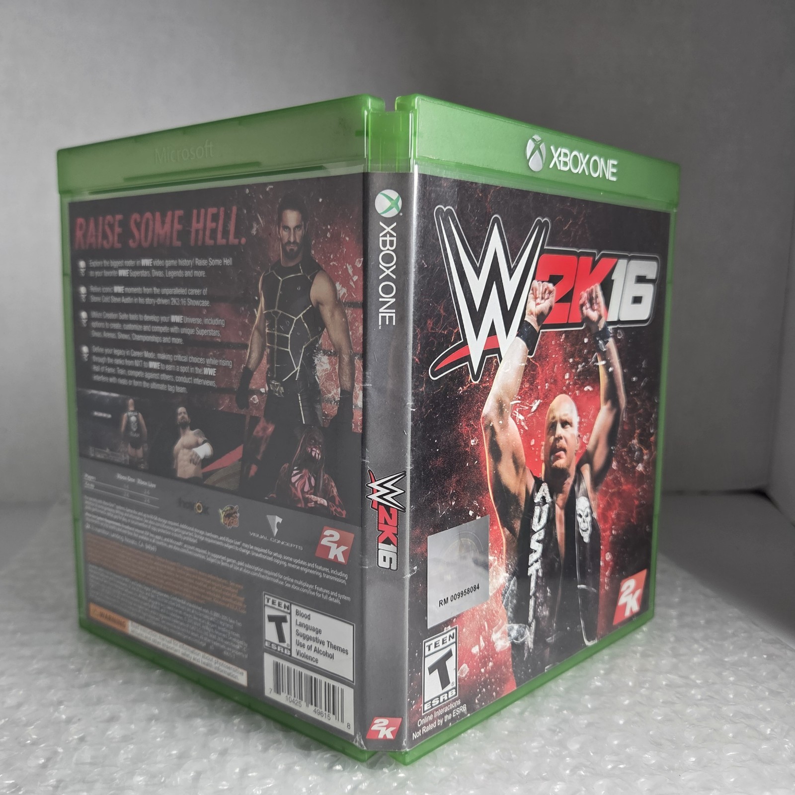 WWE 2K16 Microsoft Xbox 1 One 2015 Complete In Box CIB Tested 2k Games Take Two