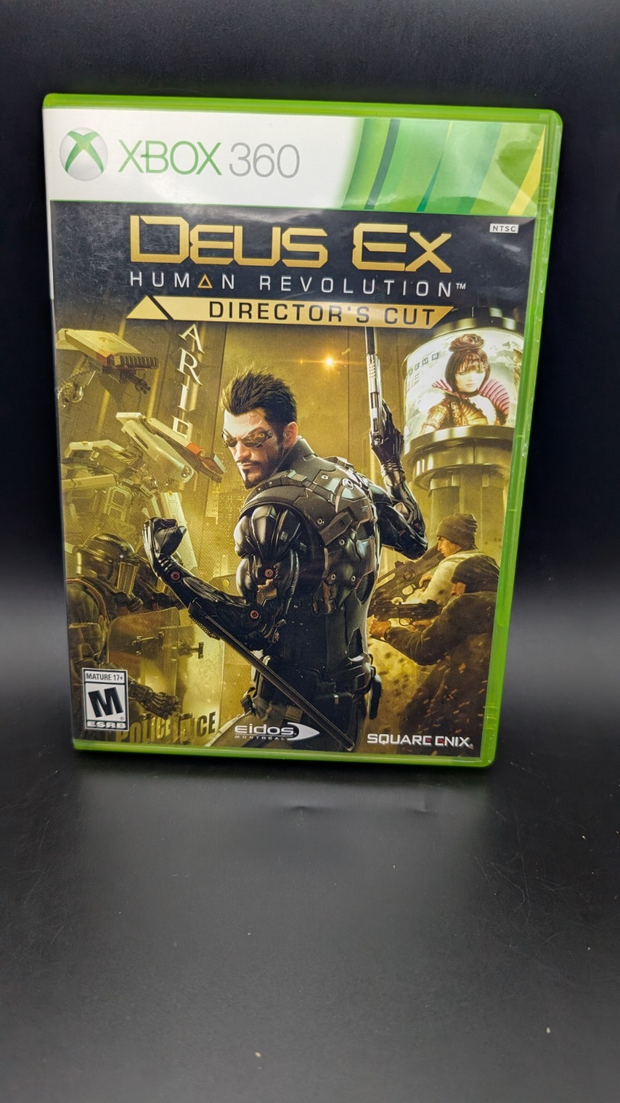 Deus Ex Human Revolution Director’s Cut (Microsoft Xbox 360) Complete w/Manual