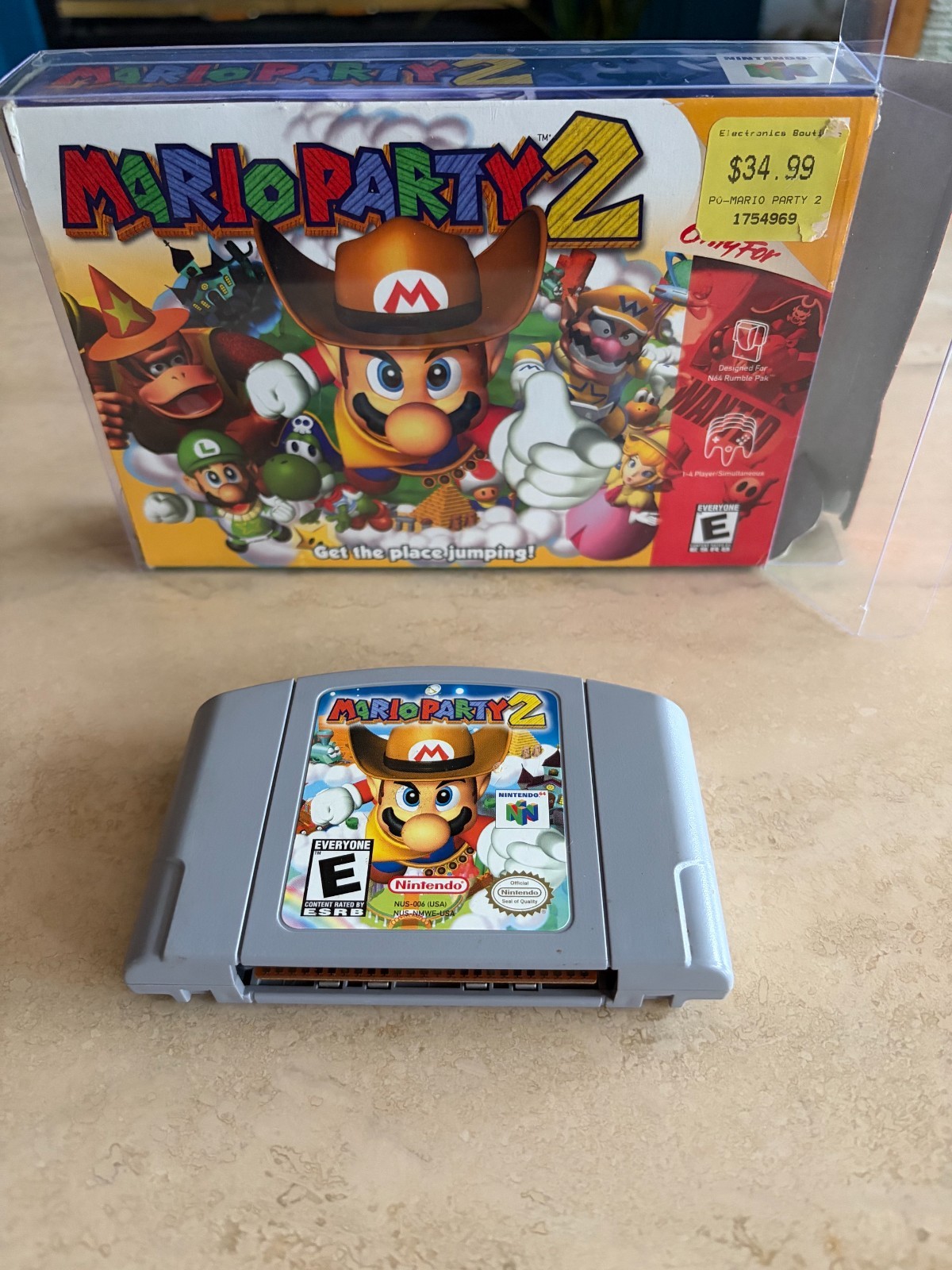 Mario Party 2 Nintendo 64 N64 Cartridge + Original Box