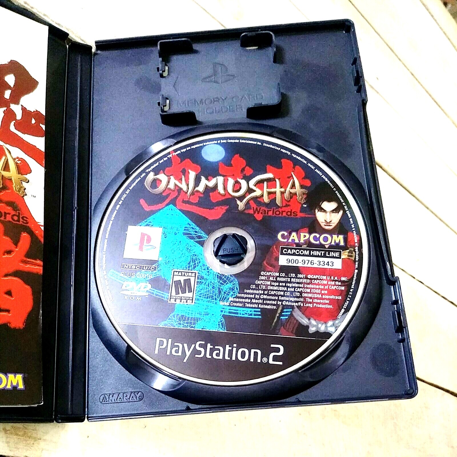 Onimusha Warlords PS2 Capcom Action Adventure Game Tested Works