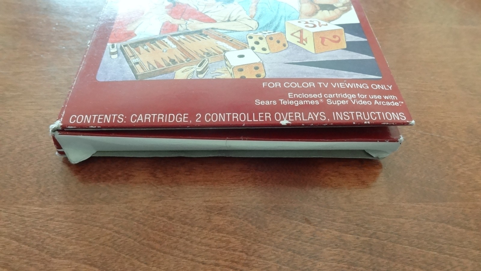 INTELLIVISION SEARS BACKGAMMON BOXED