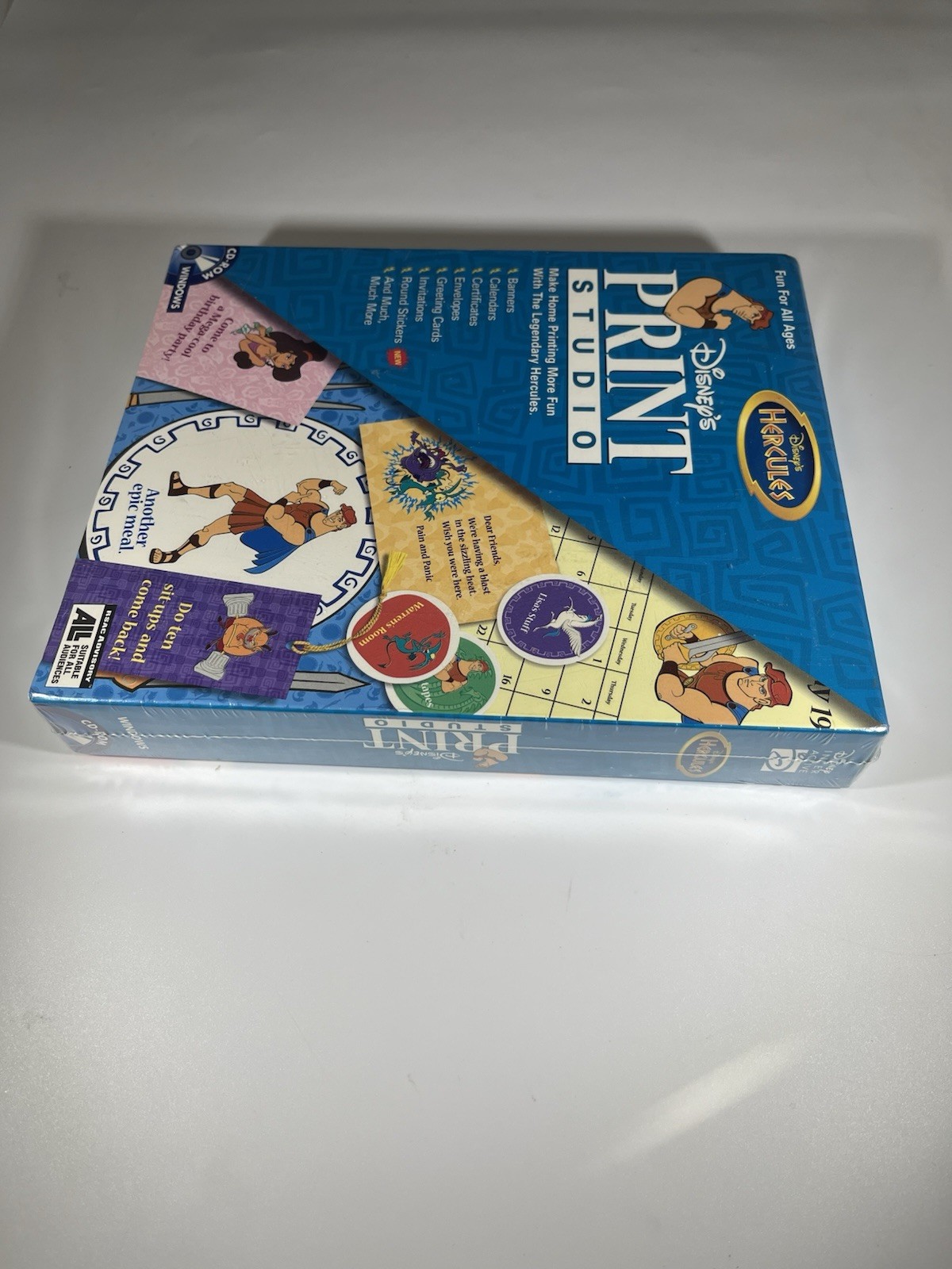 Disney’s Hercules Print Studio (PC) Sealed Box CD ROM BRAND NEW B4725