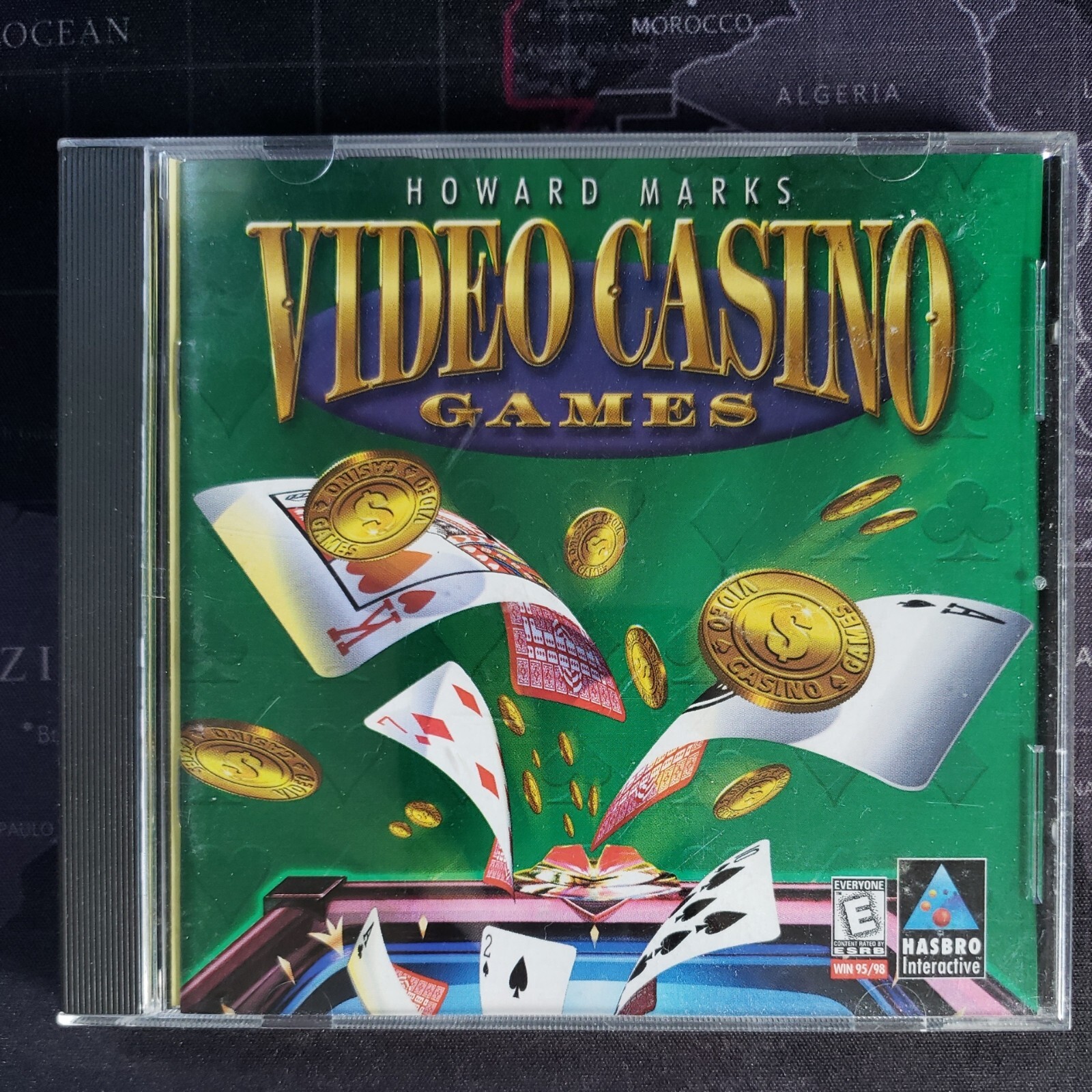 Howard Marks Video Casino Games-PC CD Rom-Hasbro Interactive-Rated E