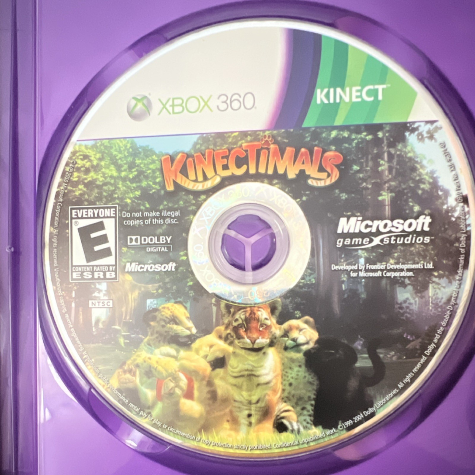 Microsoft Game Studios Kinectimals Xbox 360 Kinect Multiplayer Manual
