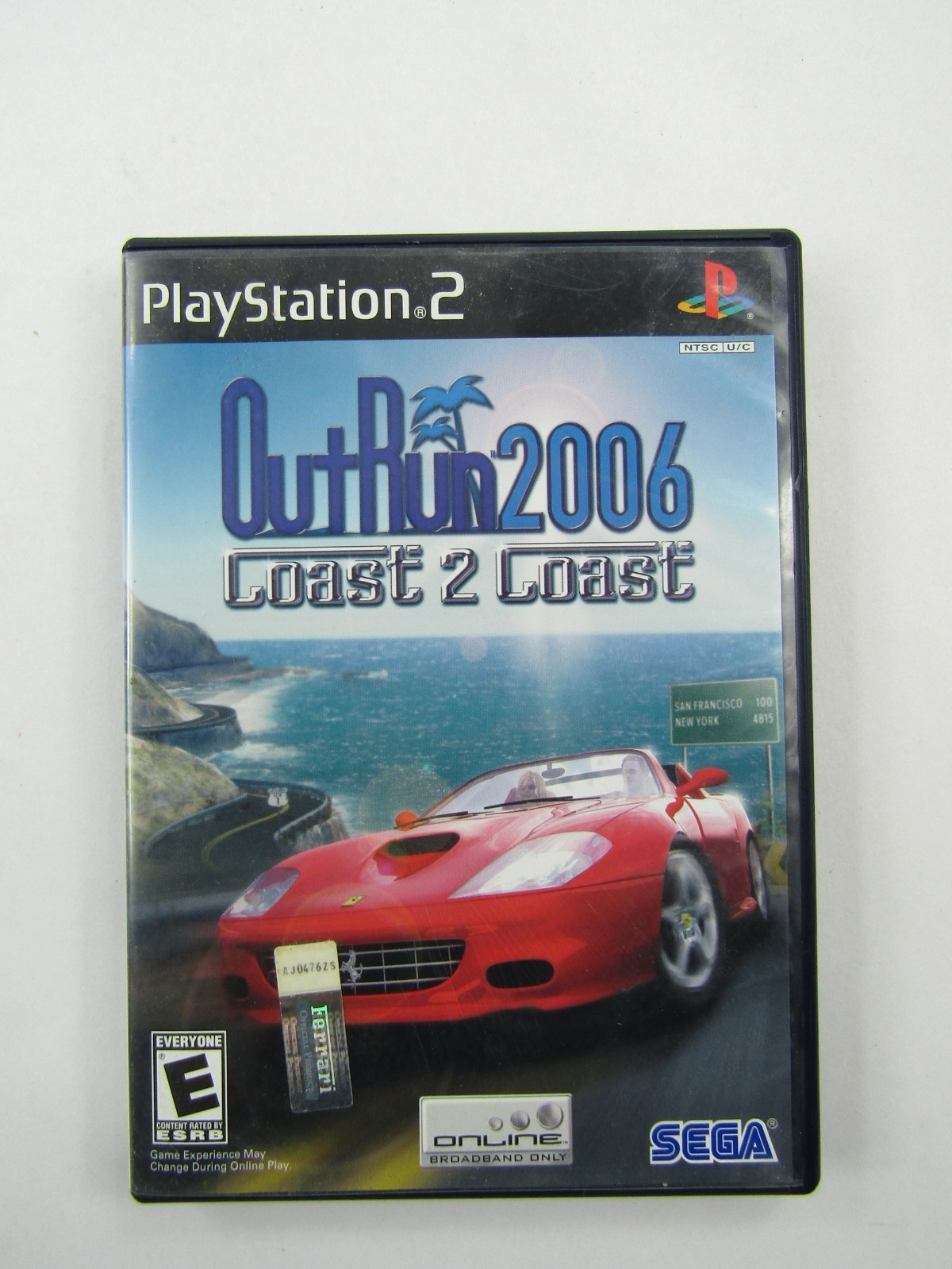 Outrun 2006 Coast 2 Coast PS2 Video Game Playstation 2 Sega CIB Complete