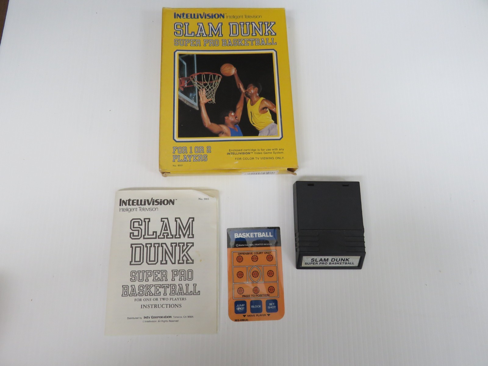 Slam Dunk Super Pro Basketball for Intellivision – Untested
