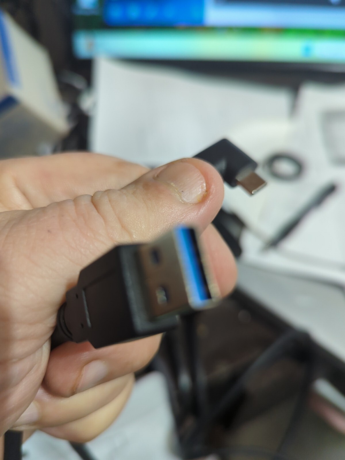 USB 2.0 Type A Male to Type C Male – 480mb – 20 FEET