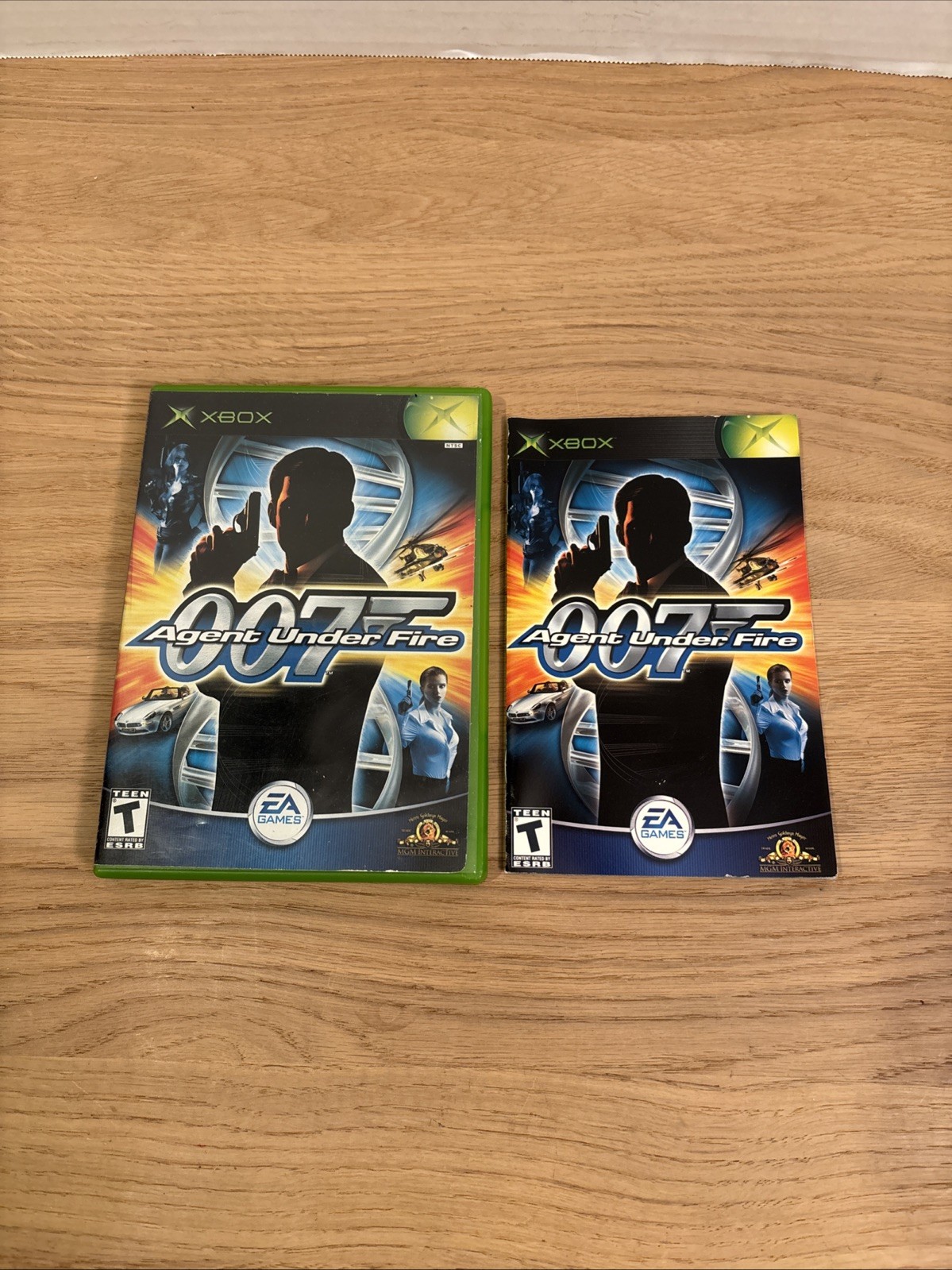 James Bond 007 Agent Under Fire Microsoft Xbox Complete CIB Tested