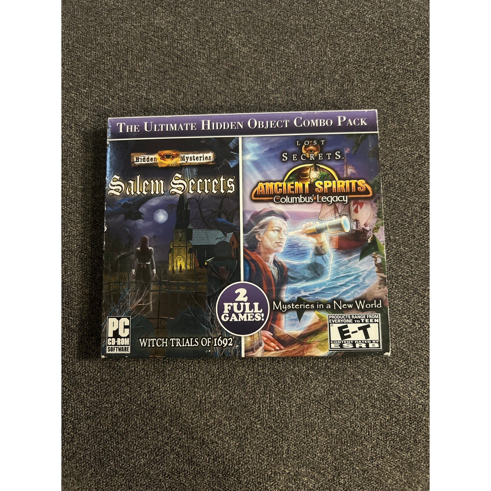 GameMill PC Hidden Object Combo Pack Salem Secrets Ancient Spirits 2 Full Games