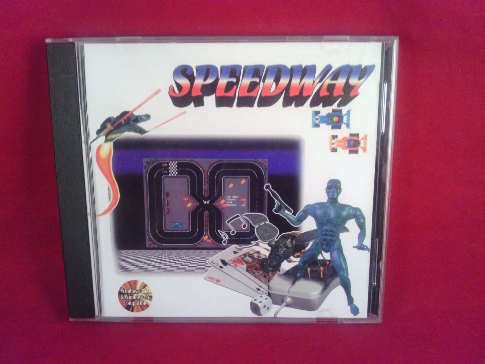 1995 Speedway PC Game – 96 Kasco Technologies. Jewel case EX