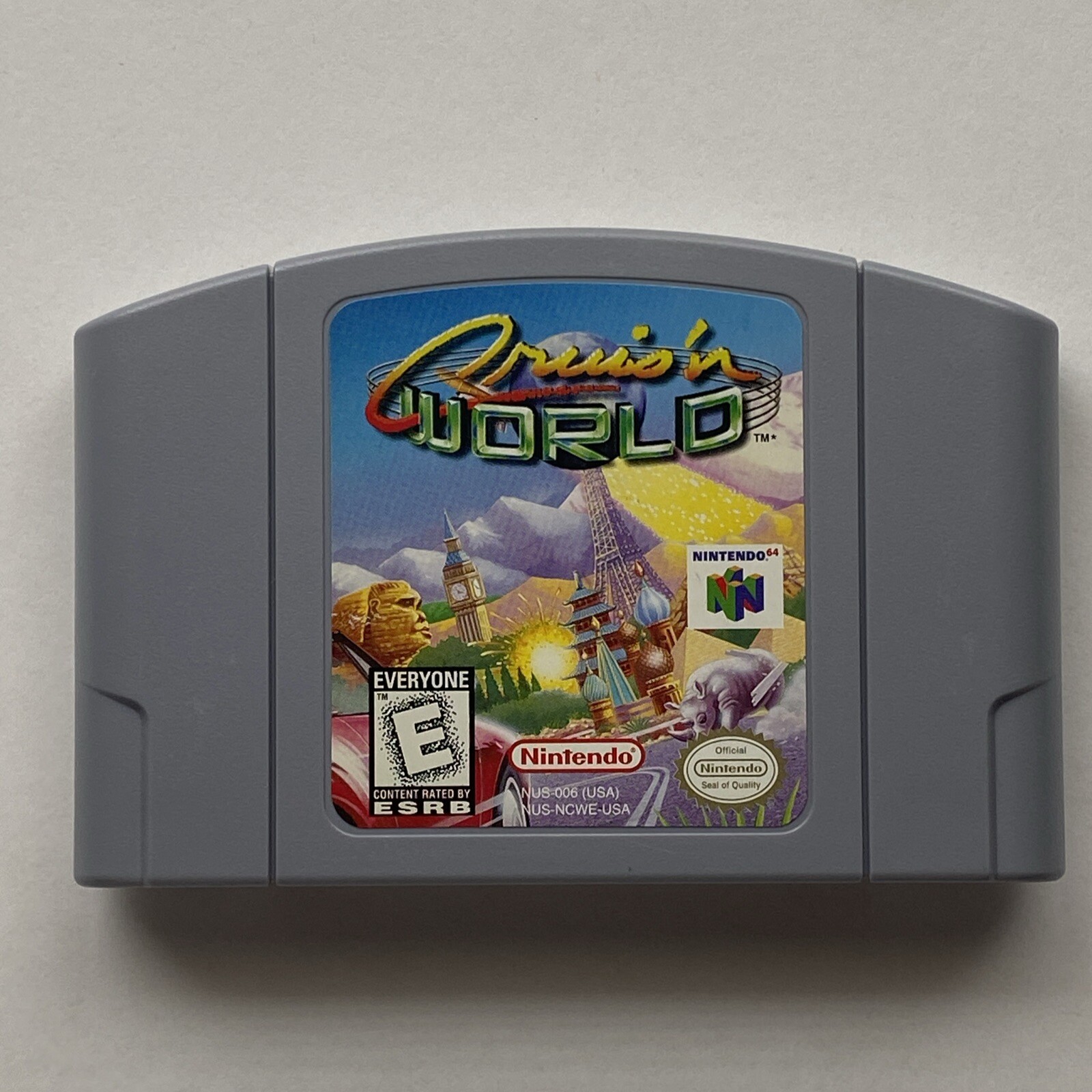 Cruis’n World Cruisin Nintendo 64 N64 Original Authentic Game Vintage Retro!