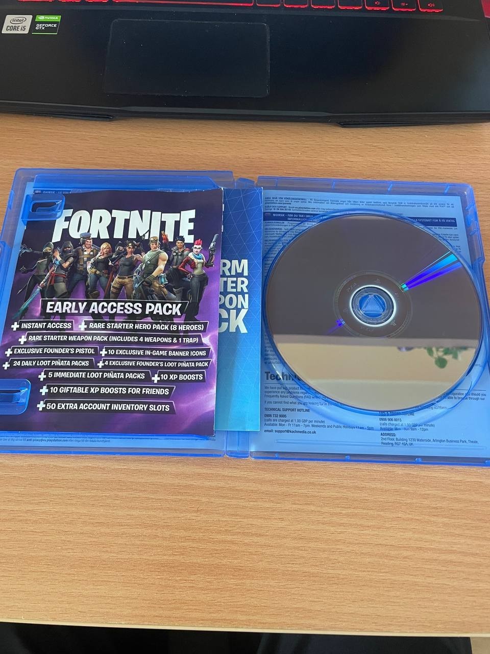 Fortnite Deluxe Founder’s Pack + Storm Master Weapon Pack PS4 – 2 UNUSED CODES –