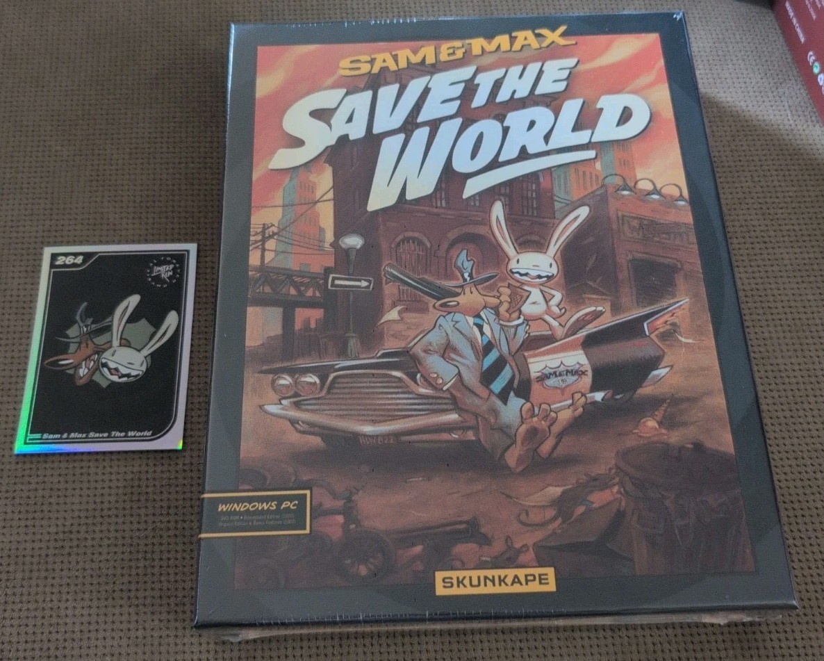 Max and Max Save the World Collector’s Edition Limited Run Games PC Windows+Card