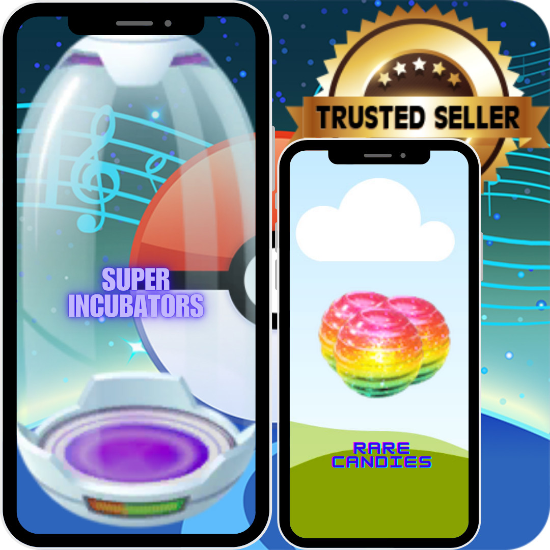 POGO – Super Incubators and/or Rare Candies Rewards (See Description)