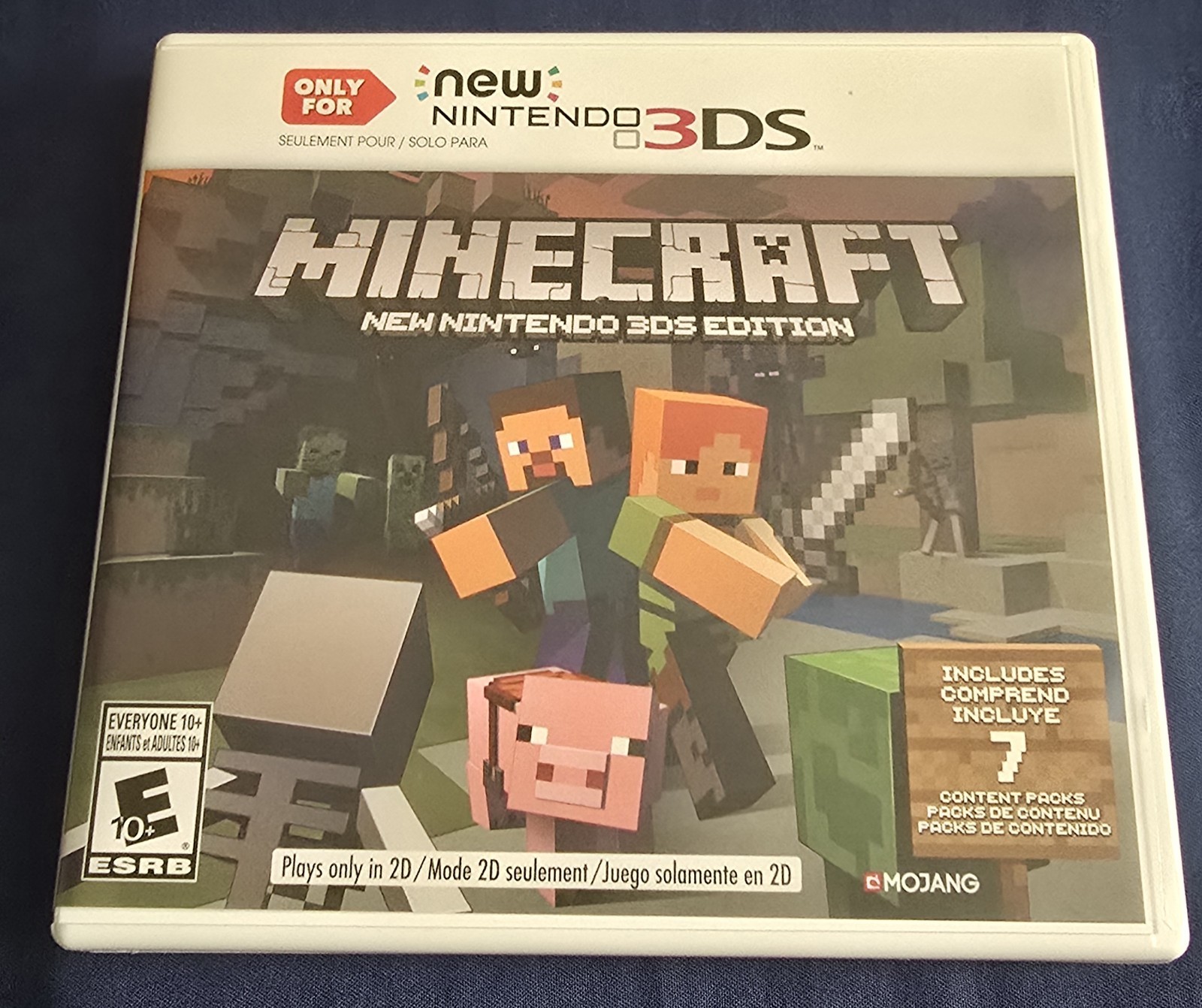 Minecraft New Nintendo 3DS Game Includes 7 Content Packs