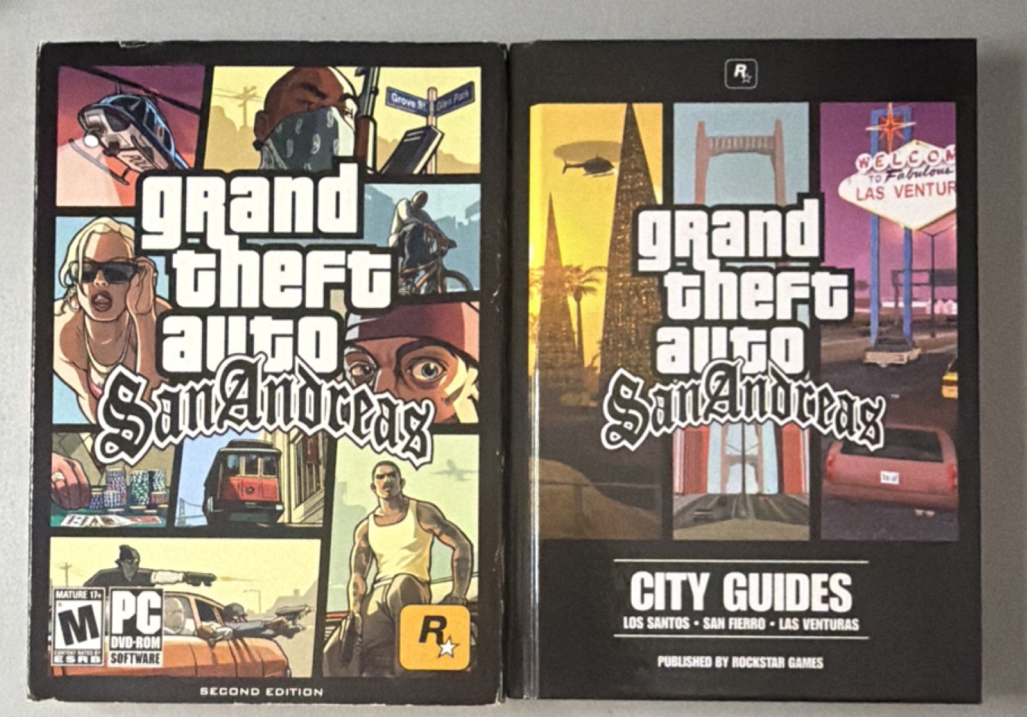 Grand Theft Auto: San Andreas Second Edition PC Rockstar Games Manual Map