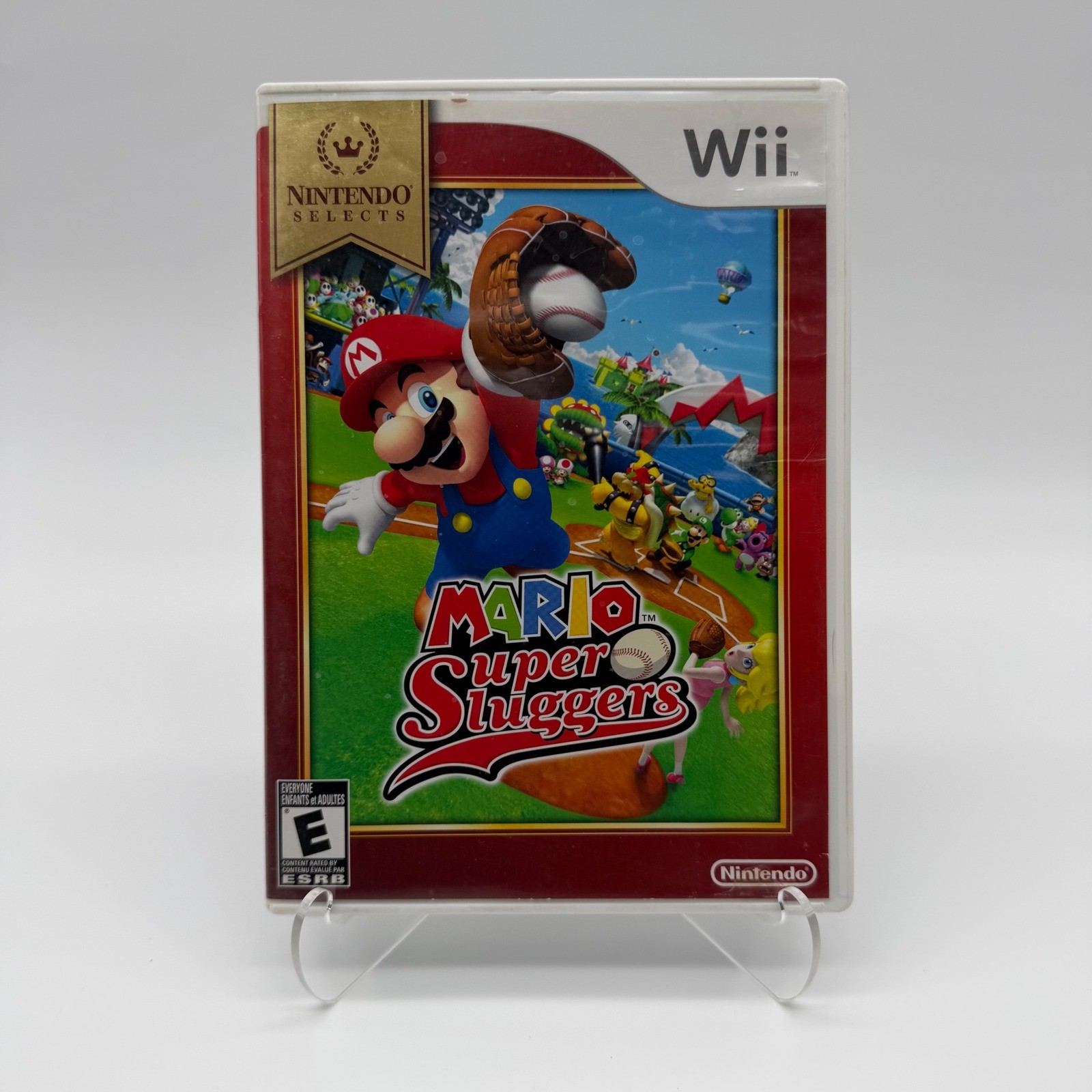 Mario Super Sluggers (Nintendo Wii, 2008) CIB