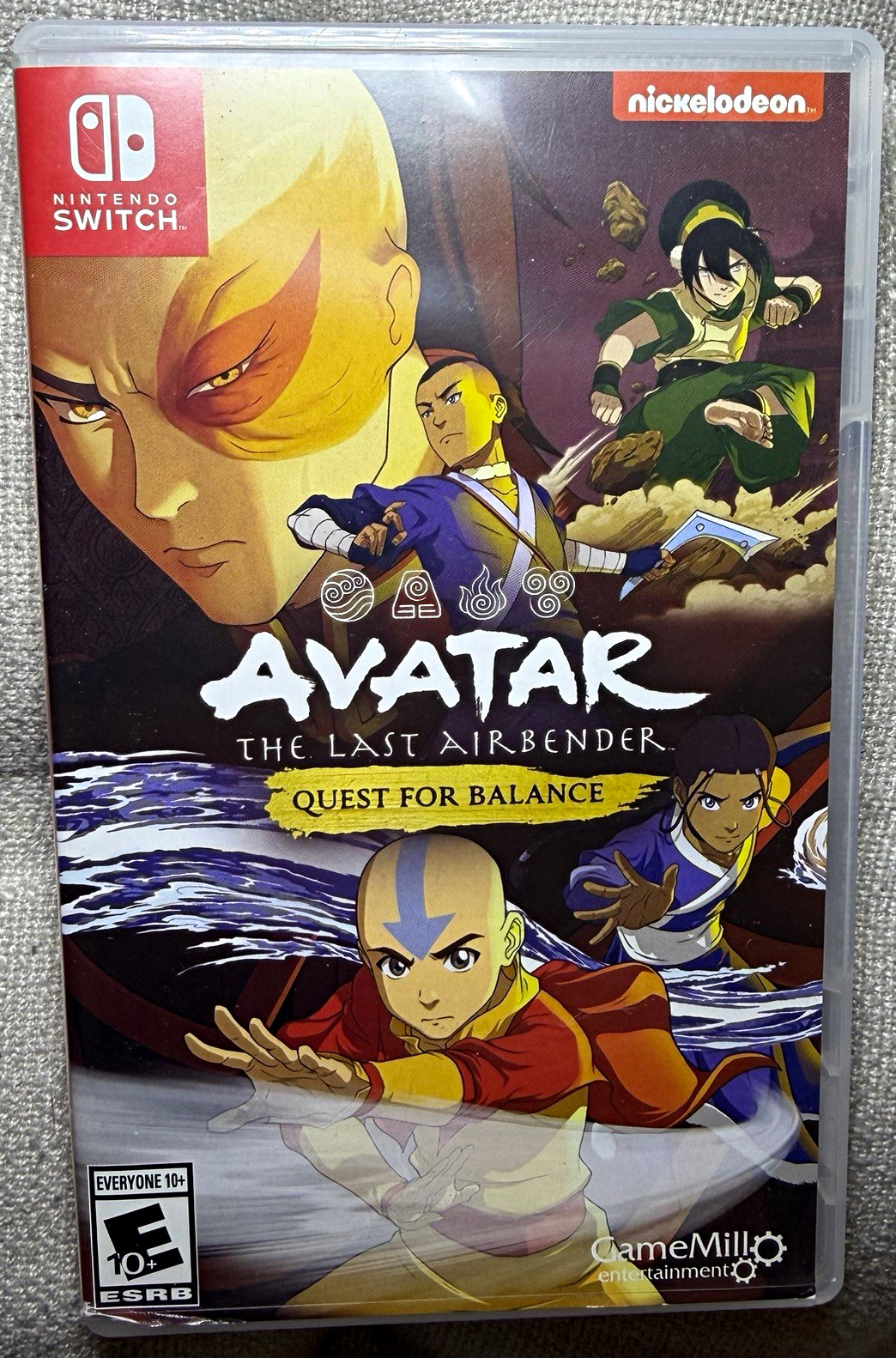 GameMill Avatar The Last Airbender Quest for Balance Nintendo Switch E10+ NTSC